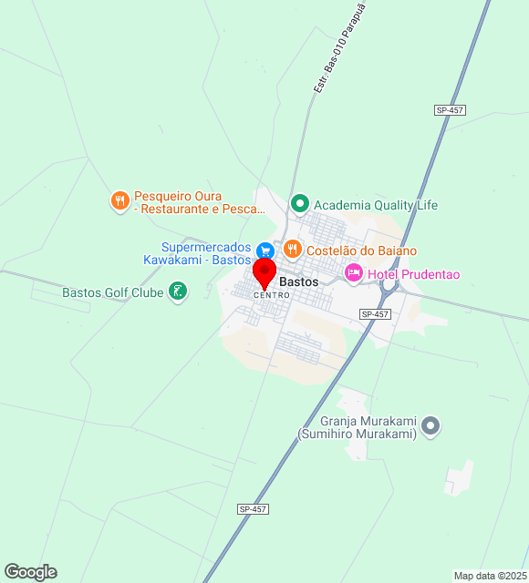 Mapa da localização