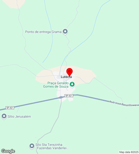 Mapa da localização