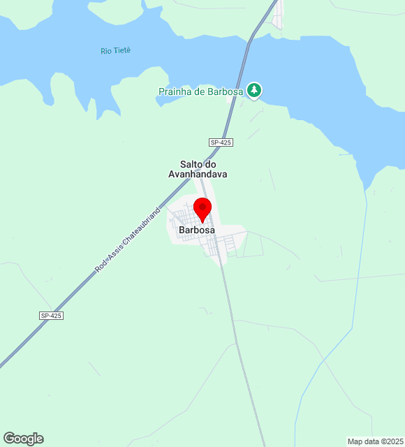 Mapa da localização