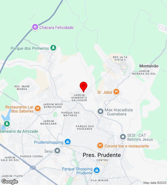 Mapa da localização