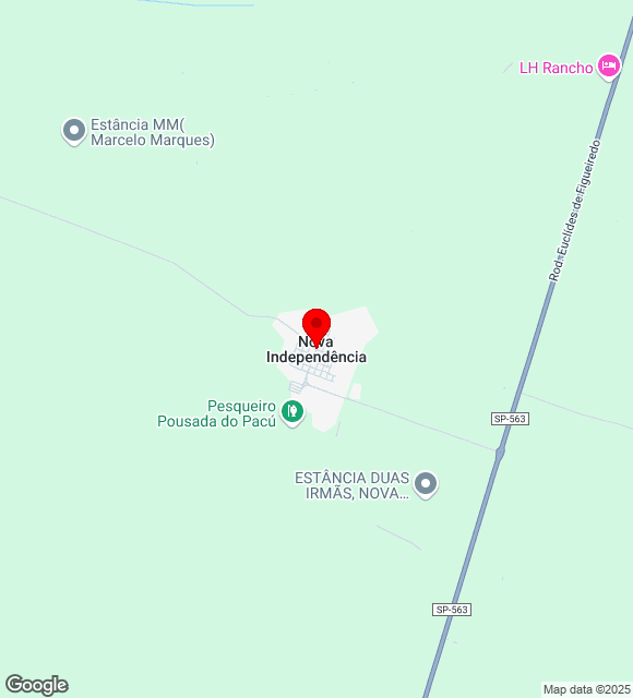 Mapa da localização