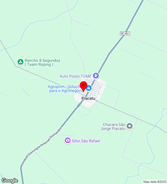 Mapa da localização