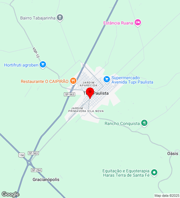 Mapa da localização