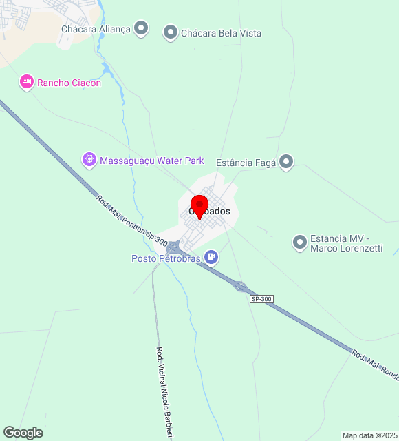 Mapa da localização