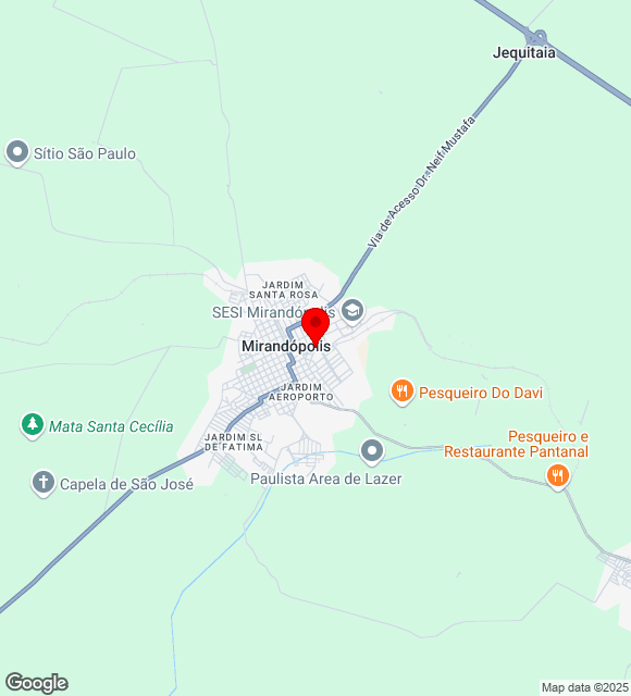 Mapa da localização