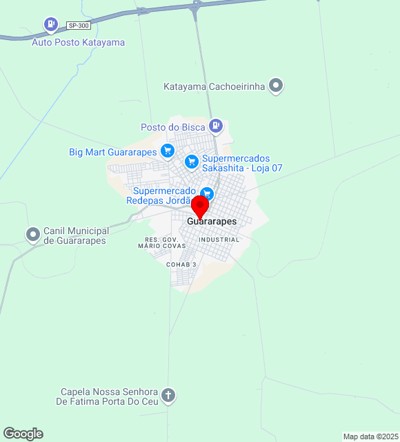 Mapa da localização