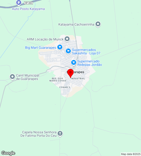Mapa da localização