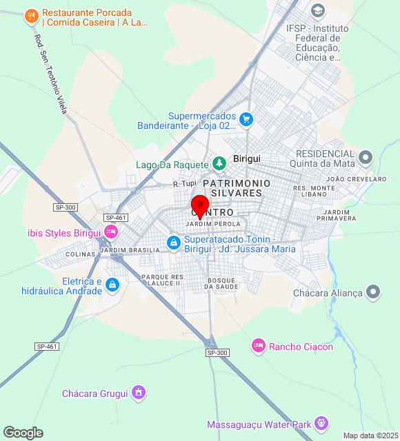 Mapa da localização