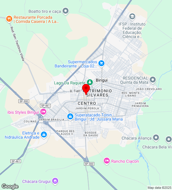 Mapa da localização