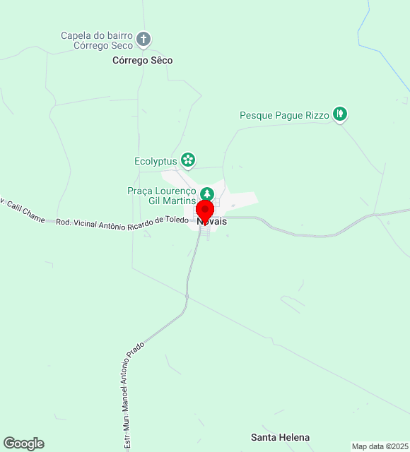 Mapa da localização