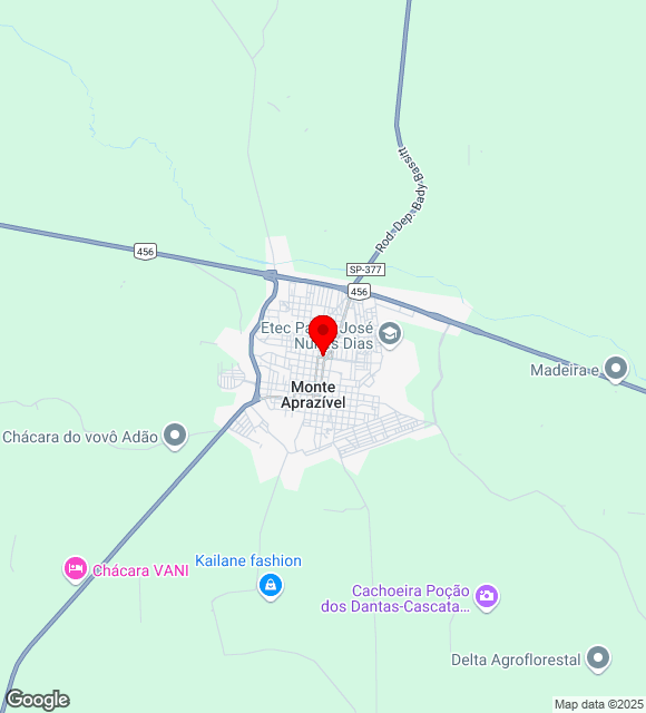 Mapa da localização