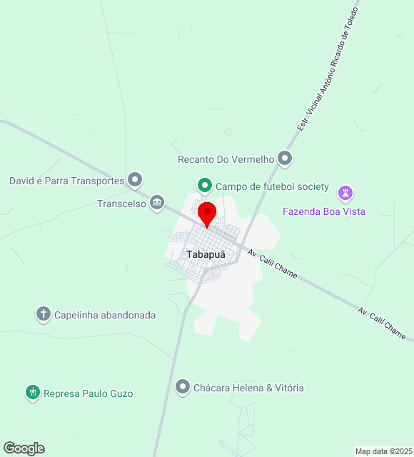 Mapa da localização