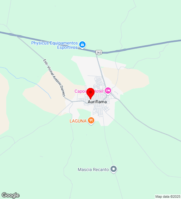 Mapa da localização