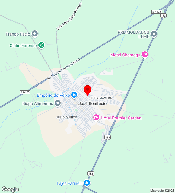 Mapa da localização