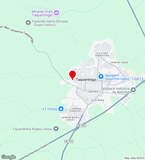 Mapa da localização