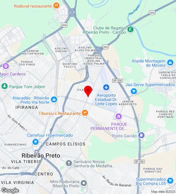 Mapa da localização