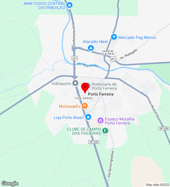 Mapa da localização