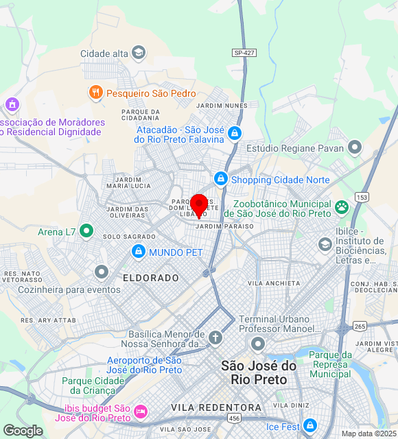 Mapa da localização