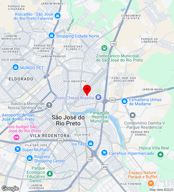 Mapa da localização