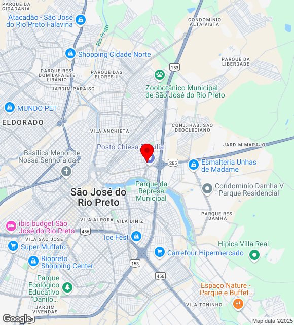 Mapa da localização