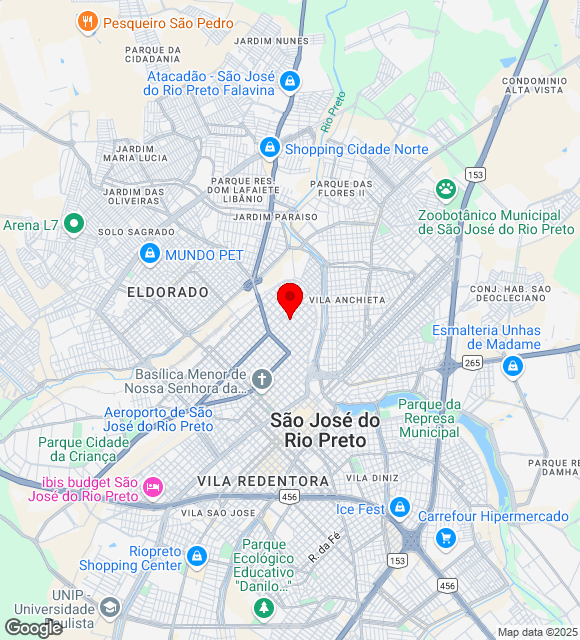 Mapa da localização