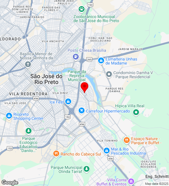 Mapa da localização