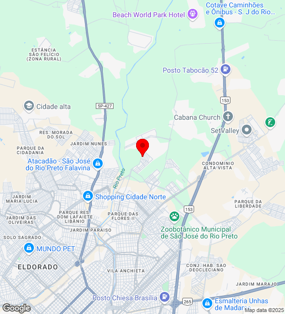 Mapa da localização
