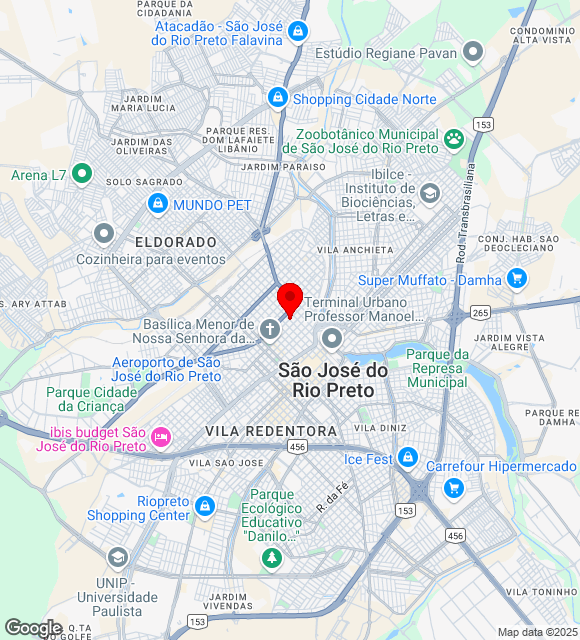 Mapa da localização