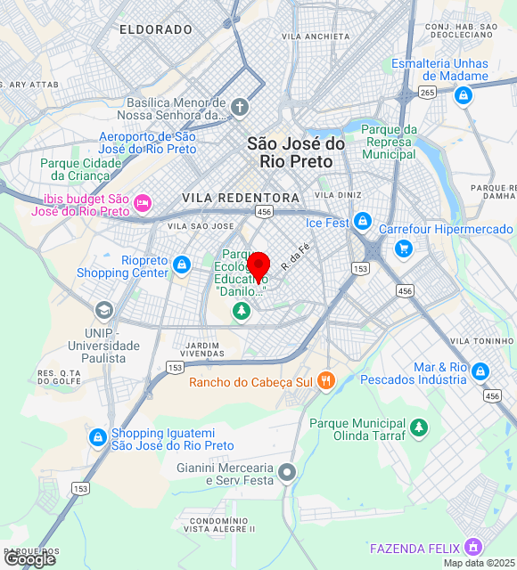 Mapa da localização