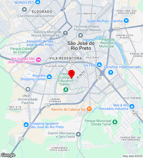 Mapa da localização