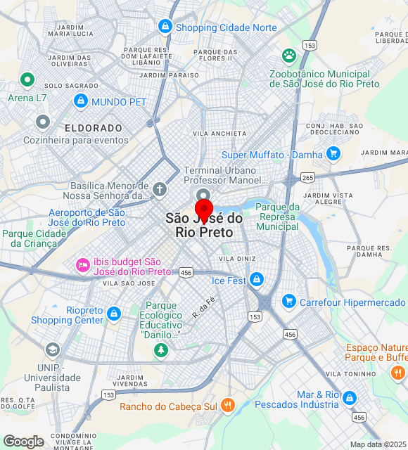 Mapa da localização