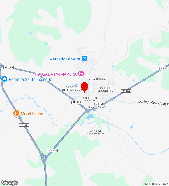 Mapa da localização