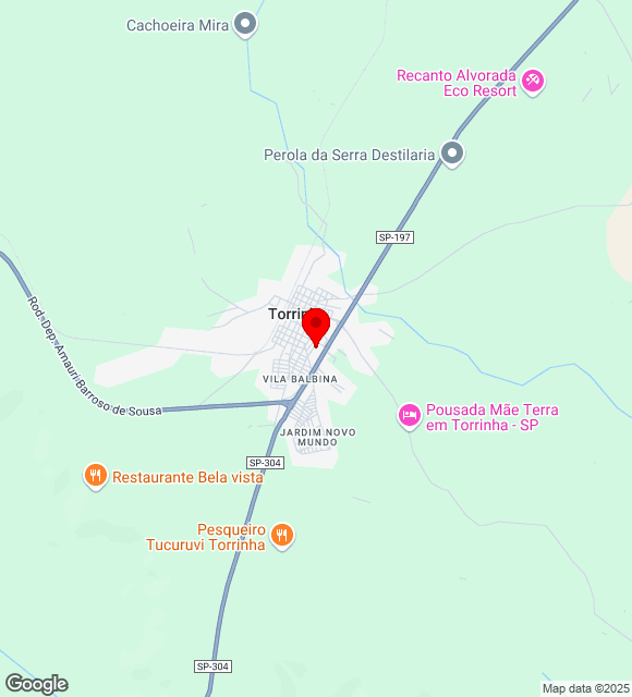 Mapa da localização
