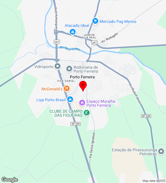 Mapa da localização