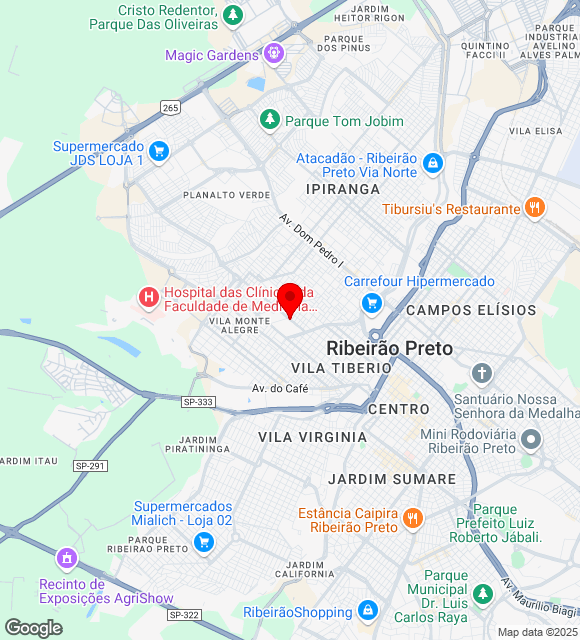 Mapa da localização
