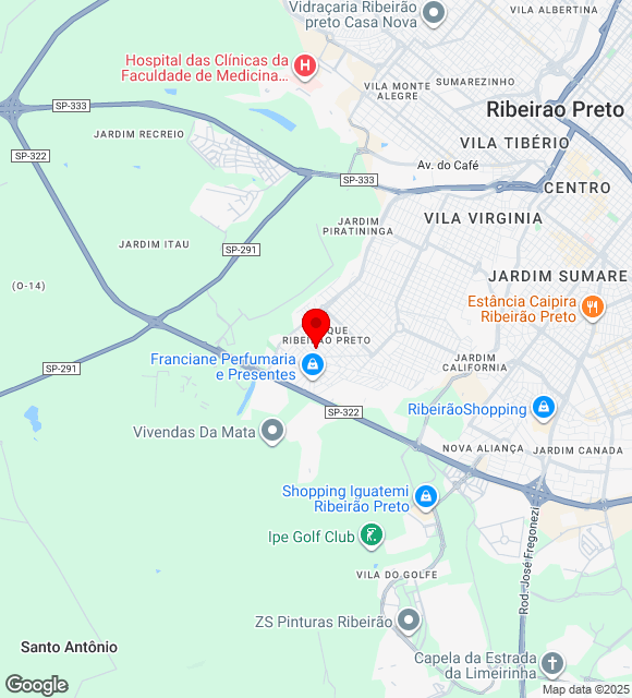 Mapa da localização