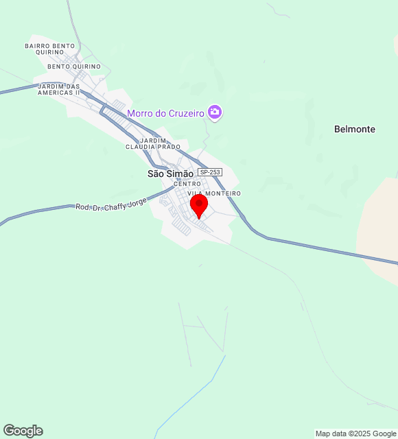 Mapa da localização