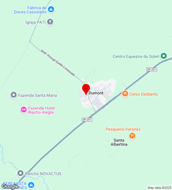 Mapa da localização
