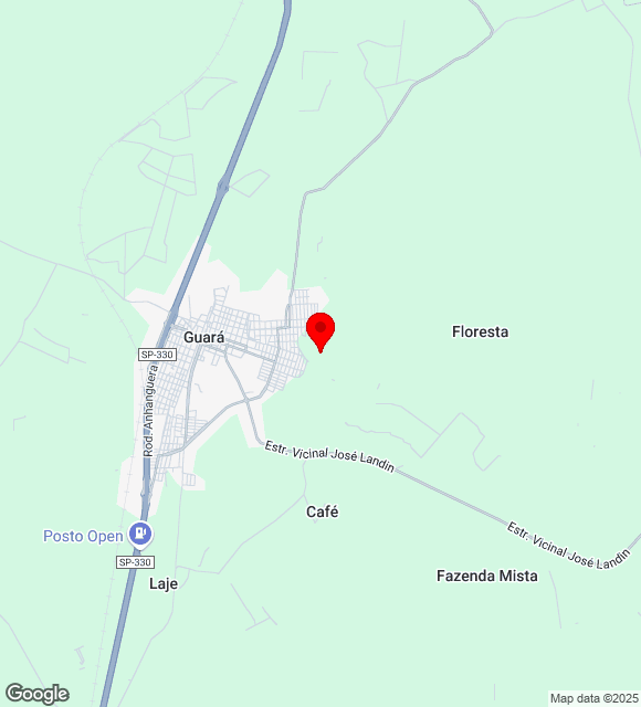 Mapa da localização