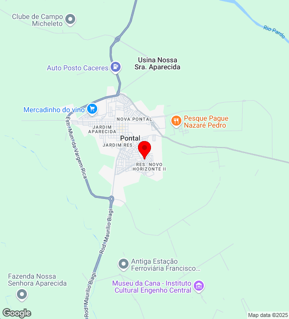 Mapa da localização