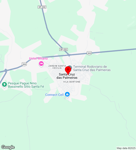 Mapa da localização