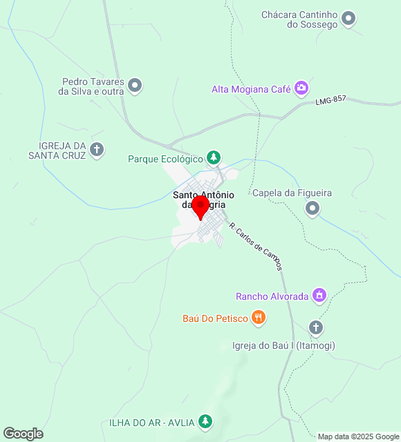 Mapa da localização