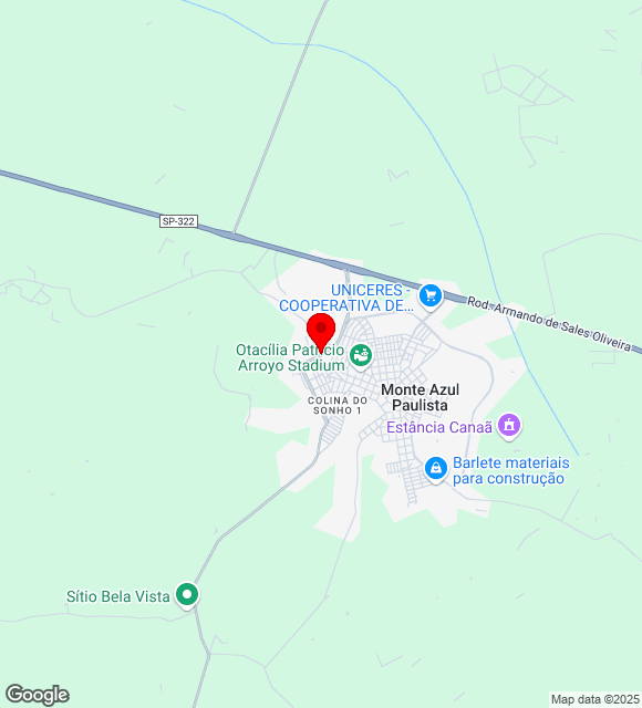 Mapa da localização