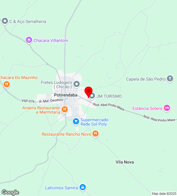 Mapa da localização