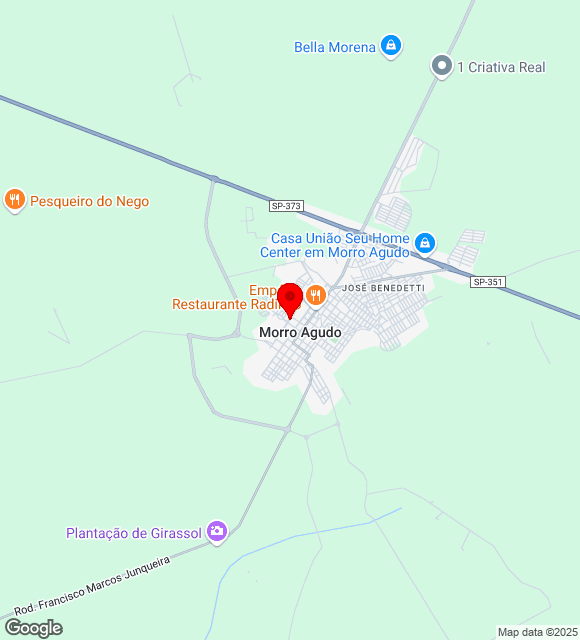 Mapa da localização
