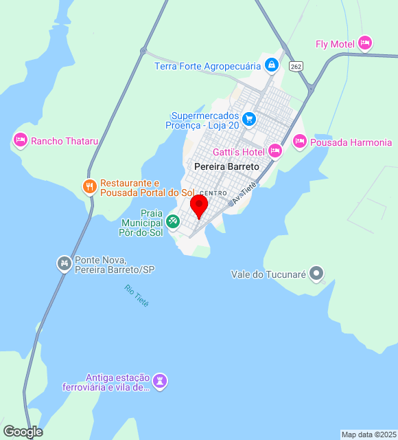 Mapa da localização