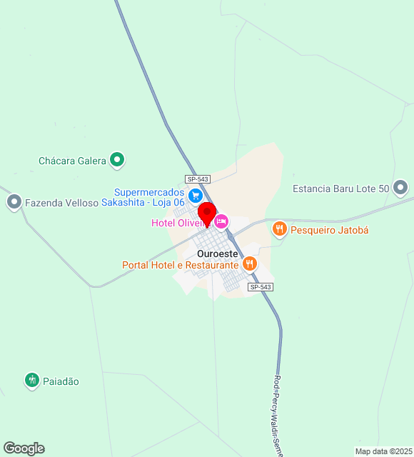 Mapa da localização