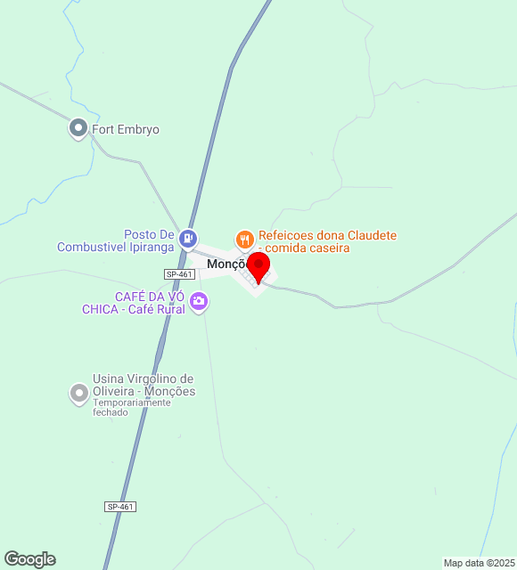 Mapa da localização