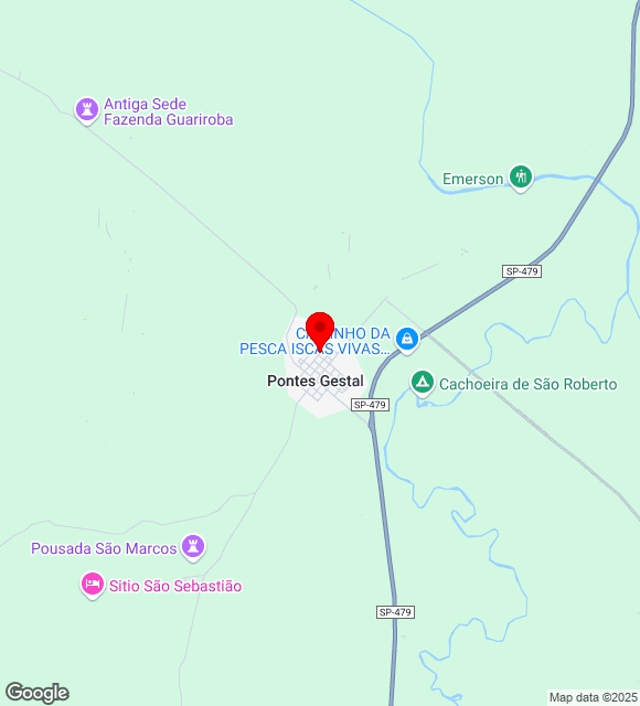 Mapa da localização