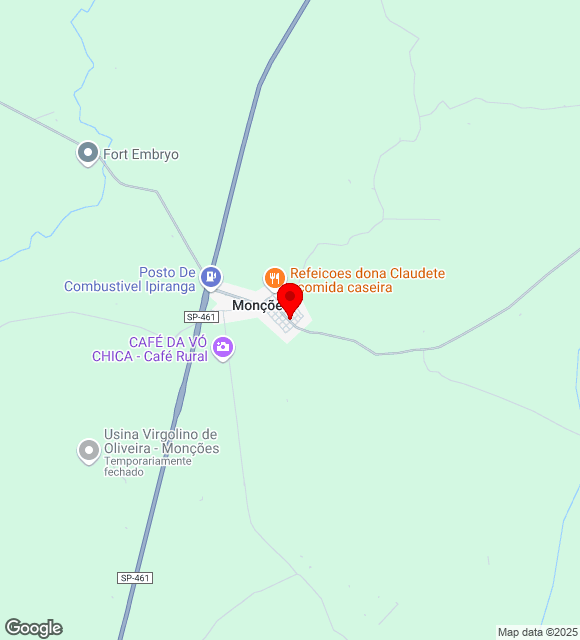Mapa da localização